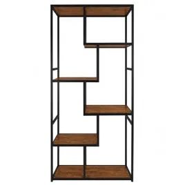 regal-stojacy-na-ksiazki-ciemny-braz-do-salonu-75x30x155-begryf