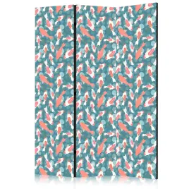 parawan-akustyczny-pokojowy-3-czesci-orientalny-staw-rybki-koi-boho-135x172