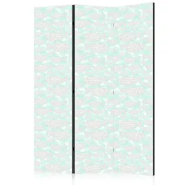 parawan-dwustronny-pokojowy-3-czesci-abstrakcja-rybki-fale-boho-135x172