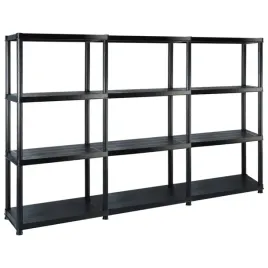 regal-wielofunkcyjny-czarny-61-x-305-x-130-cm-plastikowy-4-poziomy