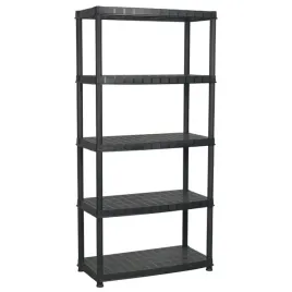 regal-uniwersalny-5-poziomow-plastikowy-czarny-915x457x185-cm