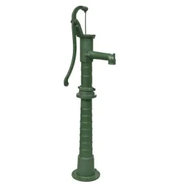 zeliwna-pompa-reczna-do-wody-z-stojakiem-zielona-131-cm-65x40x15-cm
