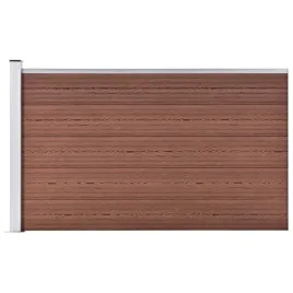 zestaw-paneli-ogrodzeniowych-wpc-brazowy-175-x-105-cm-9-desek-slupek