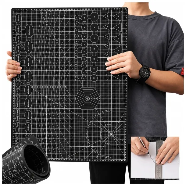 MATA DO CIĘCIA SAMOGOJĄCA SAMOREGENERUJĄCA A1 XXL NAJWIĘKSZA DUŻA 90x60cm
