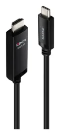 lindy-43436-adapter-kablowy-5-m-usb-type-c-hdmi-czarny