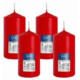 zestaw-4-swiec-stolowych-walec-klasyczna-swieczka-12cm-38h-czerwony