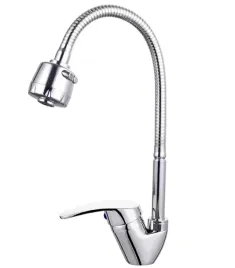 srebrna-bateria-kuchenna-stojaca-z-elastyczna-wylewka-flex-360-2-tryby