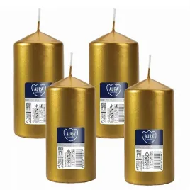 zestaw-4-swiec-stolowych-walec-klasyczna-swieczka-12cm-38h-zloty-metalik