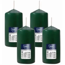 zestaw-4-swiec-stolowych-walec-klasyczna-swieczka-12cm-38h-butelkowa-zielen