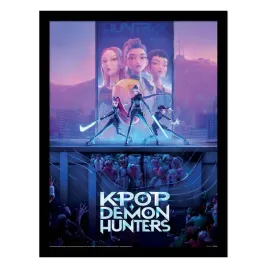 plakat-kpop-demon-hunters-w-ramce-kolekcjonerski-druk-filmowy-30x40-cm