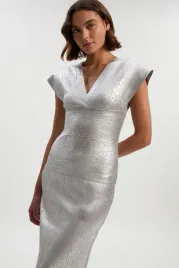 srebrna-metaliczna-sukienka-maxi-karen-millen-s