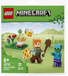 lego-minecraft-30732-potyczka-alex-przy-ognisku