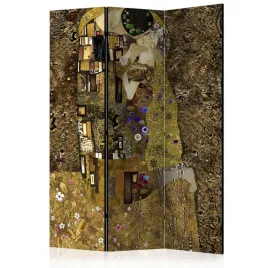 parawan-dwustronny-pokojowy-3-czesci-zloty-pocalunek-klimt-glamour-135x172