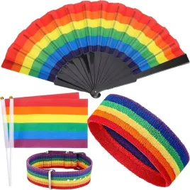 teczowy-zestaw-5-el-wachlarz-flagi-opaska-bransoletka-pride-lgbt