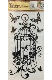 dekoracja-scienna-motylki-z-klatka-naklejki-60x32-cm