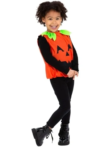stroj-dzieciecy-mala-dynia-dyni-kamizelka-karnawal-halloween-110-stan-nowy