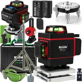 poziomica-laserowa-360-plaszczyznowa-hilda-4d-laser-krzyzowy-statyw-200-cm