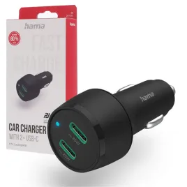 hama-ladowarka-samochodowa-45w-2x-usb-c-pd-qc-szybkie-ladowanie-gan-led