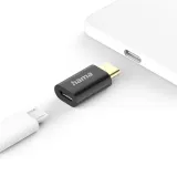 adapter-hama-micro-usb-usb-c-czarny-stan-nowy