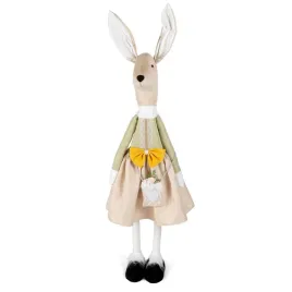 figurka-wielkanocna-zajac-stojacy-100-cm-bezowo-zielony-w-sukience