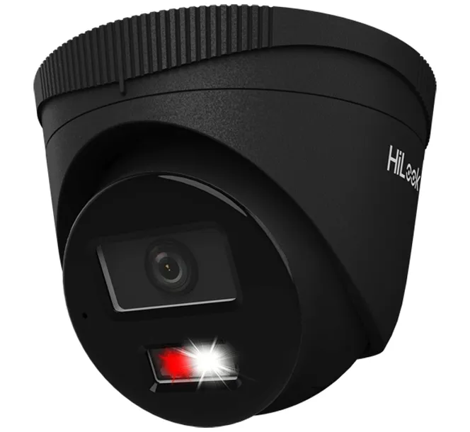 Kamera IP HiLook IPCAM-T6-30DL Czarna Kopułkowa 6Mpx PoE IR 30m Aplikacja