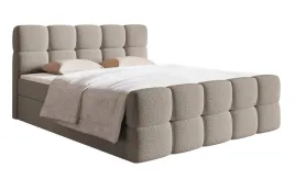 lozko-kontynentalne-180x200-cm-cloudy-pojemniki-topper-szarobezowe-boucle