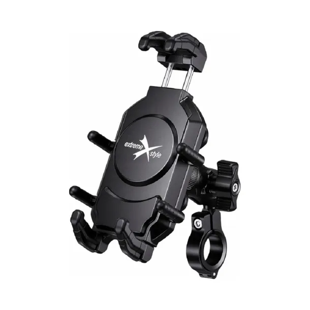 Solidny Uchwyt Motocyklowy Rowerowy na Telefon z Amortyzatorem Wibracji R19