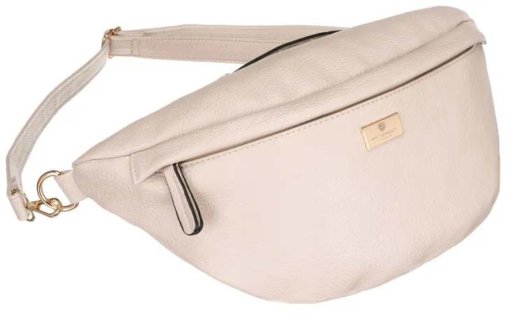 Duża nerka saszetka damska na ramię crossbody pojemna miejska PETERSON