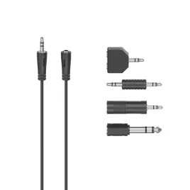 hama-kabel-jack-35mm-wtyk-gniazdo-zestaw-adapterow-25m-czarny