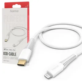 kabel-usb-typu-c-lightning-apple-licencja-mfi-hama-c94-1-5-m-bialy