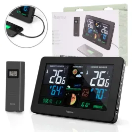 stacja-pogody-hama-kolorowy-wyswietlacz-zegar-dcf-gniazdo-usb-do-ladowania