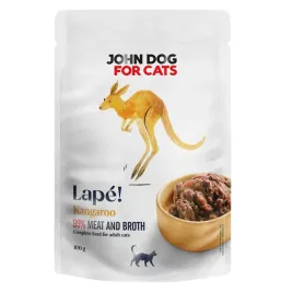 karma-mokra-dla-kota-john-dog-for-cats-lape-kangur-100g-monobialkowa