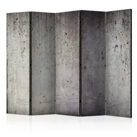 parawan-dwustronny-pokojowy-5-czesci-beton-mural-abstrakcja-loft-225x172