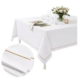 obrus-bialy-ze-zlota-lamowka-140x300cm-gladki-obszycie-4cm