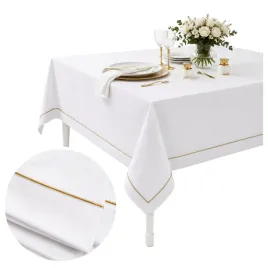 obrus-bialy-ze-zlota-lamowka-160x240cm-gladki-obszycie-4cm