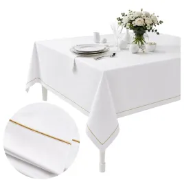 obrus-bialy-ze-zlota-lamowka-140x240cm-gladki-obszycie-4cm