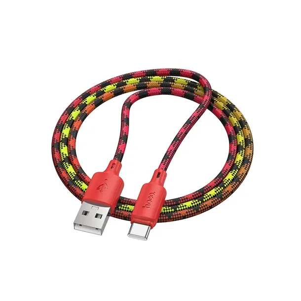 kabel-usb-a-do-usb-c-hoco-3a-1m-x116-gradient-czerwony