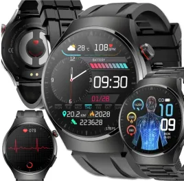 2-paski-premium-model-2026-smartwatch-cisnieniomierz-ekg-glukoza-hrv-czarny