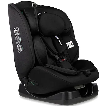 Fotelik Samochodowy 3-36 Kg - Caretero Mundi I-Size Black (40-150 Cm)