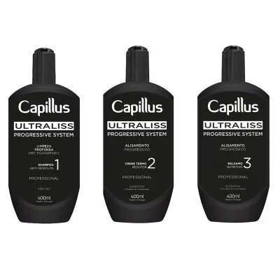 CAPILLUS ULTRALISS Zestaw do nanoplastii 3x400ml