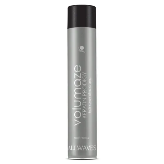 Allwaves - Lakier do Włosów Zwiększający Objętość z Keratyną 750 ml 750 ml