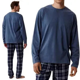 atlantic-nmp-393-pizama-meska-dresowa-100percent-bawelna-bluza-spodnie-m