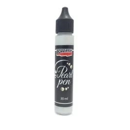 perelki-w-plynie-pearl-pen-pentart-srebrny