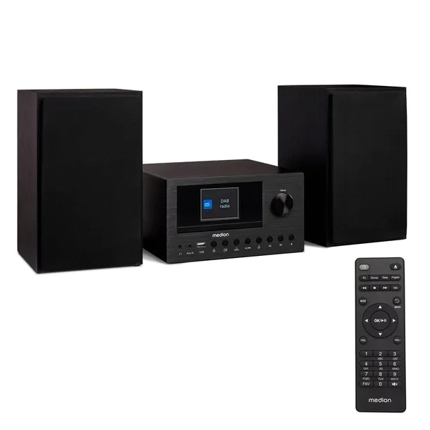 Wieża MEDION RADIO INTERNETOWE DAB+ FM Bluetooth USB AUX, 2 x 150 W