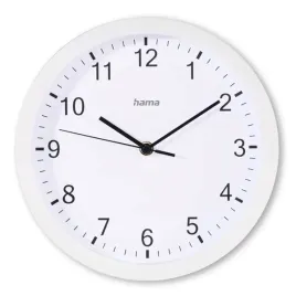 zegar-scienny-hama-elba-25cm-z-cyframi-arabskimi-bialy-bez-tykania