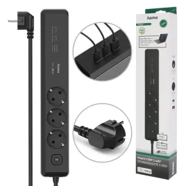 listwa-zasilajaca-hama-schuko-3-gniazda-14m-2xusb-c-a-100w-czarna