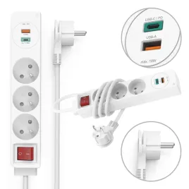 hama-listwa-zasilajaca-przedluzacz-3-gniazda-ladowarka-usb-c-usb-wylacznik