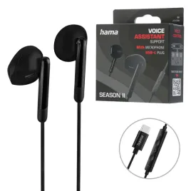 hama-sluchawki-przewodowe-douszne-season-ii-usb-c-czarne-mikrofon-i-pilot