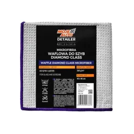 moje-auto-mikrofibra-waflowa-do-szyb-diamond-glass-370g-40x40cm-szara