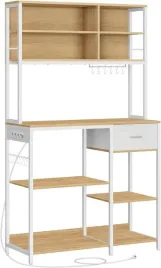 stylowy-regal-kuchenny-z-gniazdkami-110x40x180-cm-bialy-dab-vasagle